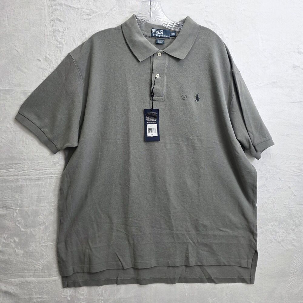 Polo Ralph Lauren Polo Mesh Shirt Gray Men’s Size XXL NWT